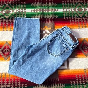 W Rock and Roll Denim Mom Jeans